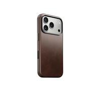 Nomad Goods Coque pour iPhone 17 Pro Traditional Antichocs Cuir Horween MagSafe Marron foncé
