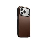 Nomad Goods Coque Modern Leather iPhone 17 Pro – MagSafe Antichocs – Marron