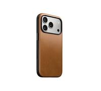 Nomad – Coque iPhone 17 Pro – Cuir pleine fleur – Protection robuste – MagSafe – English Tan