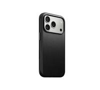 Nomad Goods Étui téléphone Moderne – Cuir noir – Compatible avec iPhone 17 Pro, Magsafe