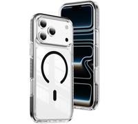 Coque pour iPhone 17 Pro Max 6.9" Étui Transparente Clear MagFit Noir-CT