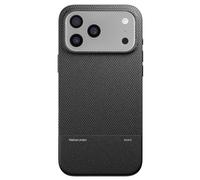 Coque pour iPhone 17 Pro Max Antichocs Texturée Série ReClassic, Noir