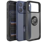 Coque pour iPhone 17 Pro Max avec Support Anneau et Fixation Magnétique Noir