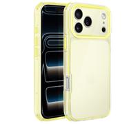 Coque pour iPhone 17 Pro Max - AVIZAR - Renforcée - Antidérapante - Jaune - Bi-Matière