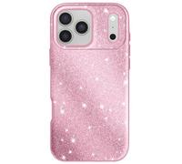 Avizar Coque pour iPhone 17 Pro Max Conception Bi-Matière et Finition Pailletée