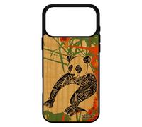 Coque Pour Iphone 17 Pro Max En Bois Silicone Panda Color¿ Fille Mobile Asie Orange Animaux Etui Antichoc Tribal De Made In France