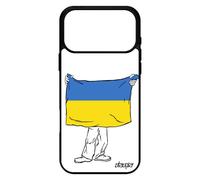 Coque Pour Iphone 17 Pro Max En Silicone Drapeau Ukraine Ukrainien Foot Etui Jo Euro Antichoc Basket Mobile Football Made In France