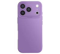 Coque pour iPhone 17 Pro Max en Silicone Souple avec Renfort Bloc Caméra Violet