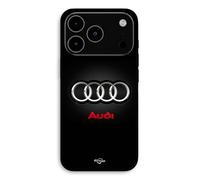 Coque Pour iPhone 17 Pro Max Logo de voiture Audi gris et rouge Maniacase