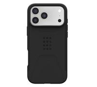 Coque pour iPhone 17 Pro Max MagSafe Antichocs Motif Hexagonal Série Civilian Noir