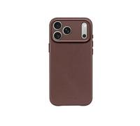 Decoded Coque iPhone 17 Pro Max – Cuir ECCO Premium, MagSafe, Protection caméra, Anti-rayures, Brun
