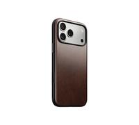 Coque pour iPhone 17 Pro Max MagSafe en Cuir Horween Antichocs Marron foncé