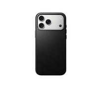 Nomad Goods Coque Traditional Leather iPhone 17 Pro Max – MagSafe, cuir, antichocs – Noir