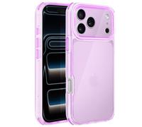 Coque pour iPhone 17 Pro Max Renforcée Bi-Matière Texturé Antidérapants Violet