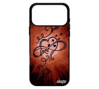 Coque Pour Iphone 17 Pro Max Silicone Infini Love Orange Femme Dessin Antichoc Original Peinture Personnalis¿ Fantaisie Etui Amour