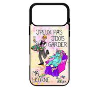 Coque Pour Iphone 17 Pro Max Silicone J'peux Pas J'dois Garder Ma Licorne Texte Case Etui Animaux Drole Smartphone Dessin Je Fille
