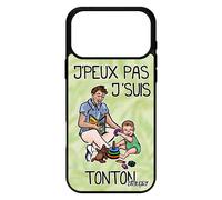 Coque Pour Iphone 17 Pro Max Silicone J'peux Pas J'suis Tonton Humour Naissance Fille Jpeux Original Famille Case Tpu Antichoc