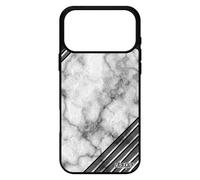 Coque Pour Iphone 17 Pro Max Silicone Marbre Design Housse Granite Gris Moderne Metal Unique Case Telephone Motif Effet 4g Pierre