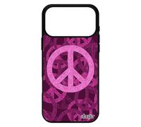 Coque Pour Iphone 17 Pro Max Silicone Peace And Love Hippie Antichoc Philosophie Rose Portable Tattoo Metal Dessin Made In France