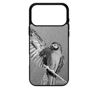 Coque Pour Iphone 17 Pro Max Silicone Perroquet Oiseau Tropical Animal Personnalis¿ Animaux Telephone Dessin Perruche Effet Noir De