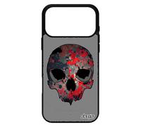 Coque Pour Iphone 17 Pro Max Silicone Tete De Mort Peinture 4g Telephone Rouge Etui Tatouage Punk Epouvante Squelette 512 Go