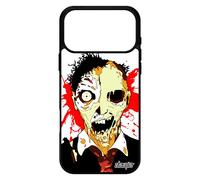 Coque Pour Iphone 17 Pro Max Silicone Zombie Orange Revenant Gore Terrifiant Tache Portable Eclaboussure Horreur De Protection Sang