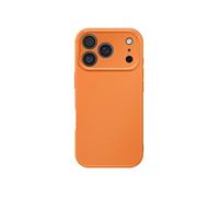 Coque pour iPhone 17 Pro Soft-Touch en Silicone Souple, Orange