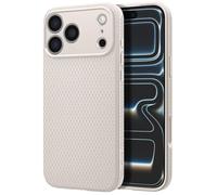Coque pour iPhone 17 Pro Série Liquid Air Texturé au Motif Géométrique Spigen SGP Gris clair