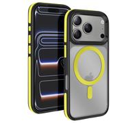 Coque pour iPhone 17 Pro Série NEO Compatible avec Coins Renforcés, Jaune