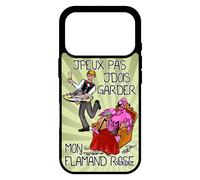 Coque Pour Iphone 17 Pro Silicone J'peux Pas J'dois Garder Mon Flamant Rose Etui Case Oiseau Smartphone Texte Humoristique Je Vert