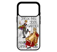 Coque Pour Iphone 17 Pro Silicone J'peux Pas J'dois Garder Mon Lama Cartoon Housse Gris Animaux Mobile Alu Texte Jpeux Pas Cher Je