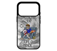 Coque Pour Iphone 17 Pro Silicone J'peux Pas Y'a Coupe Du Monde Gris De Protection Portable Texte Smartphone Jpeux Cover Drole Je