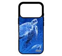 Coque pour iPhone 17 pro silicone tortue dim. antichoc design ocean noir marine animal geante bleu algue rigide telephone gel