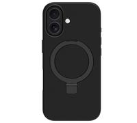 Coque pour iPhone 17 Roskilde Kickstand avec Anneau Support, Noir