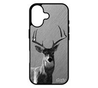 Coque Pour Iphone 17 Silicone Cerf Portable Faon Design Biche Dessin Effet Etui Smartphone Gris Foret Animal Brame Animaux Cervide