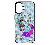 Coque Pour Iphone 17 Silicone J'peux Pas J'dois Garder Ma Licorne Je Bleu Case Poney Comique 4g Animaux Drole Housse Original Jpeux
