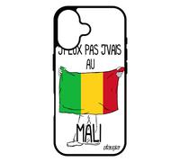 Coque Pour Iphone 17 Silicone J'peux Pas J'vais Au Mali Basket Souple Coupe D'afrique Metal Foot Can Bumper Case De