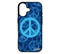 Coque Pour Iphone 17 Silicone Peace And Love Harmonie Reggae Rasta Yoga Paix Et Amour Motif Symbole Espoir Bleu & De Made In France