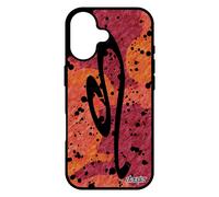 Coque Pour Iphone 17 Silicone Signe Du Zodiaque Lion Tache D'encre Avenir Rouge Calligraphie Portable Horoscope Univers Aluminium