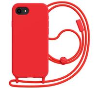 Avizar Coque pour iPhone 17e en Silicone avec Cordon en Nylon Tressé Ajustable