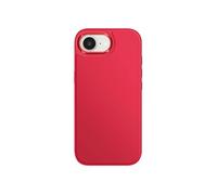 Coque pour iPhone 17e Finition Mat avec Contour Caméra Métallisé Rouge