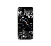 Coque de téléphone - MANIACASE - iPhone 17e - Silicone TPU - Noir - Michael Jackson Forever King
