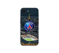 Coque Pour iPhone 17e PSG logo stade nuit tour eiffel