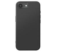 Akashi Coque pour iPhone 17e Silicone Souple Finition Mate Noir