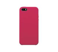 Coque pour iPhone 5/5S/SE Rigide Soft touch en Silicone Rouge
