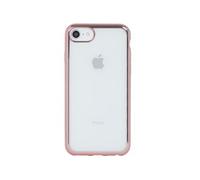 Coque pour iPhone 6/7/8/SE20 Contour métal Or Transparent
