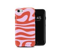 Selencia Vivid Backcover pour iPhone SE (2022 / 2020) / 8 / 7 / 6(s) - Rose Dream Swirl