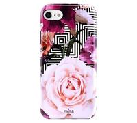 Coque pour iPhone 6s / 7 / 8 / SE 2022 Série Glam Geo Flowers Pivoines PURO Rose