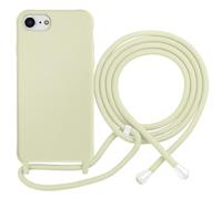 Coque pour iPhone 7 / 8 en TPU Premium Color Lace avec Cordon Tour de Cou Vert pâle