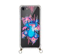 Coque pour iPhone 7-8 SE - SE 2022 Officiel Stitch Babas Pendentif Transparent pour protéger votre téléphone - Choisissez le type de coque que vous aimez avec licence officielle Disney